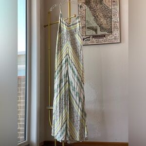 O’Neill brand multi-color maxi dress